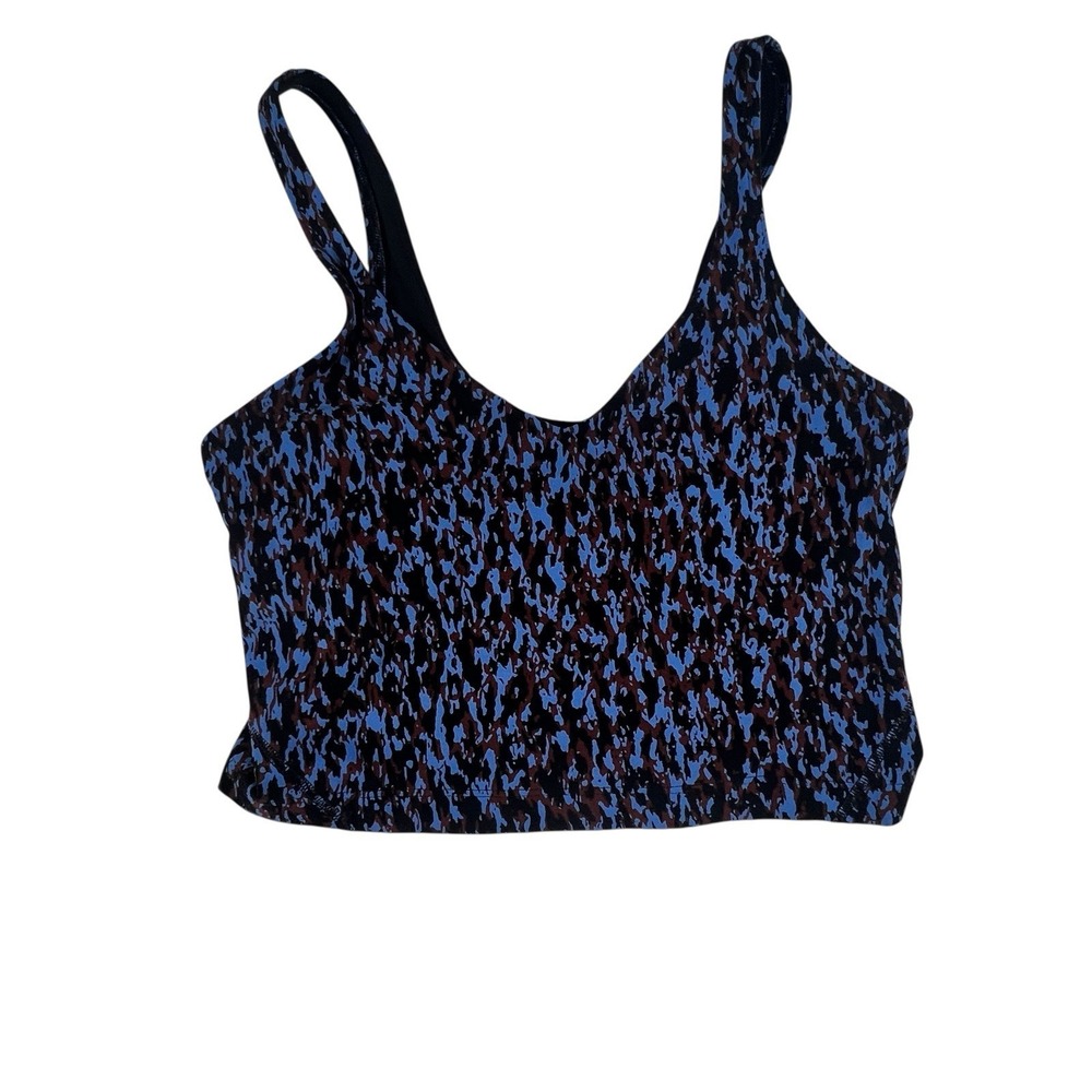 Lululemon Align Tank Top Size 6 Leopard Camo Blue Nile‎ Multi W1DAIS